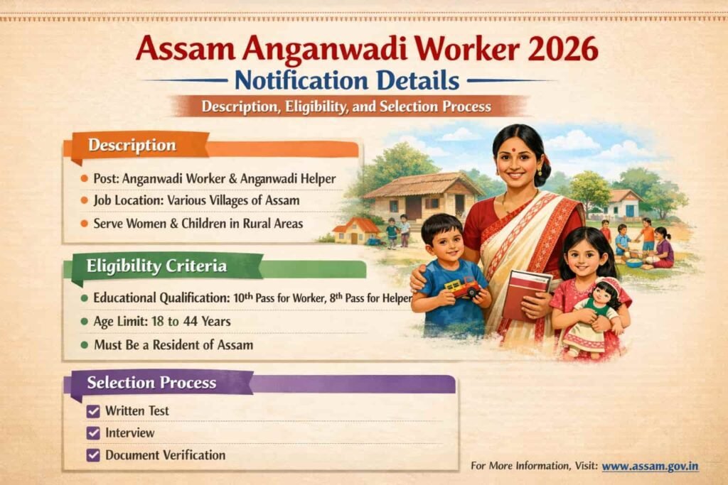 Assam Anganwadi Recruitment 2026