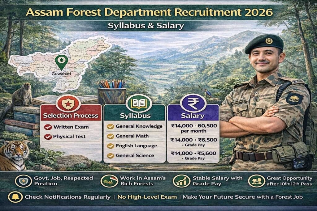 Assam Forest Department Recruitment 2026