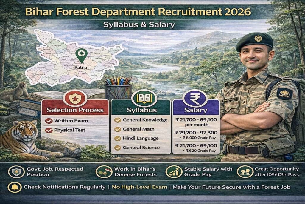 Bihar Forest Department Recruitment 2026