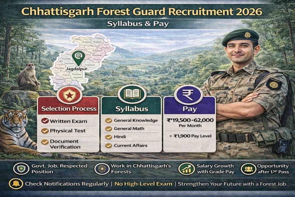 Chhattisgarh Forest Guard Recruitment 2026