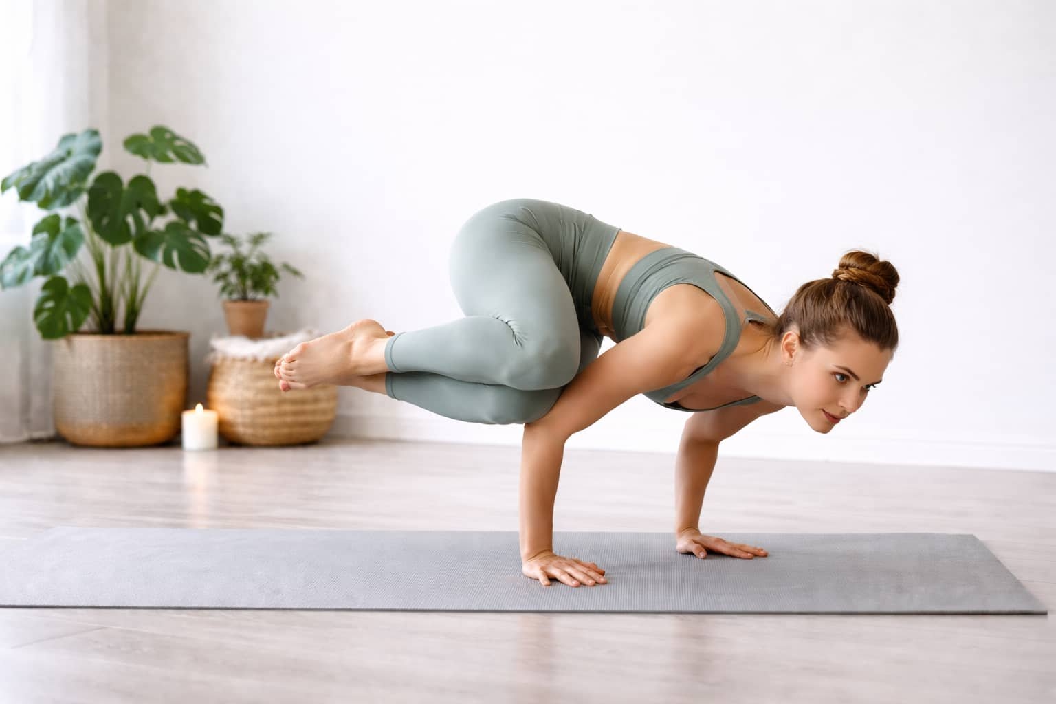 Side Crow Pose (Parsva Bakasana)