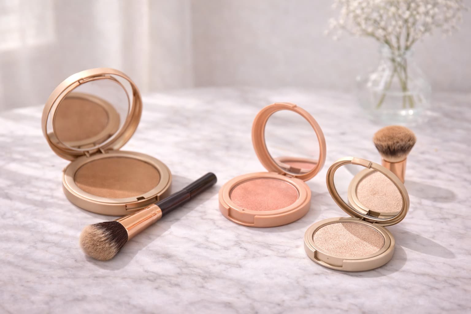 Cheeks – Bronzer, Blush, Highlighter