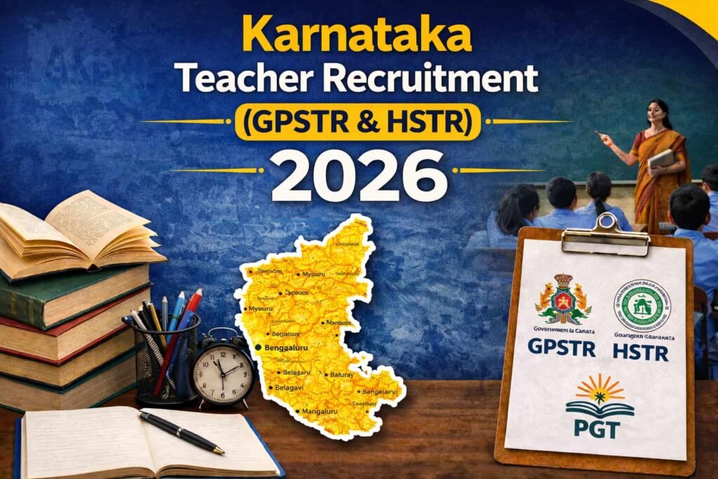 Karnataka Teacher Recruitment 2026