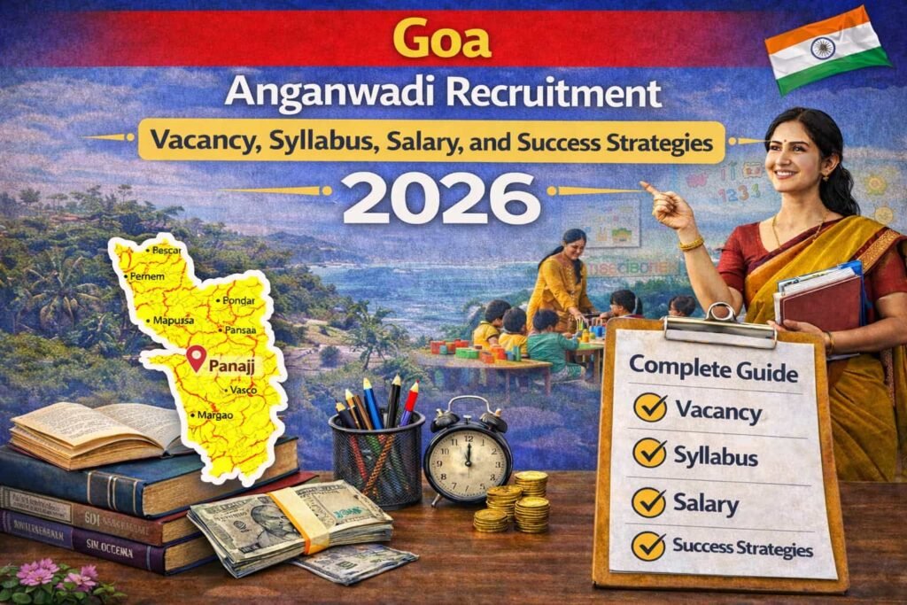 Goa Anganwadi Recruitment 2026