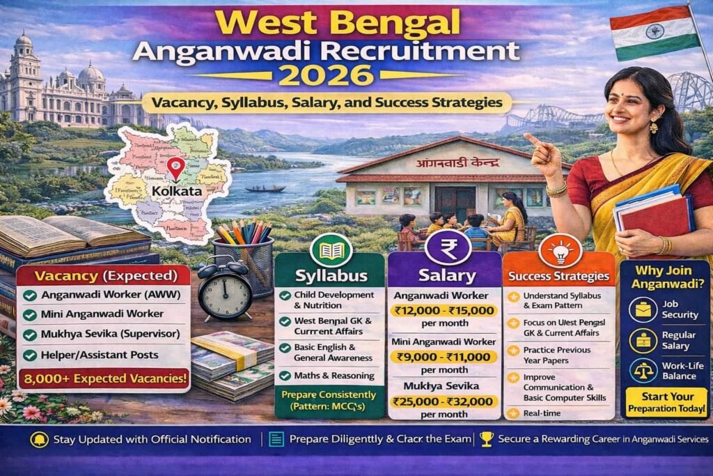 West Bengal Anganwadi Recruitment 2026